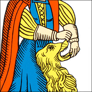 Onzième arcane majeure - La Force - Tarot