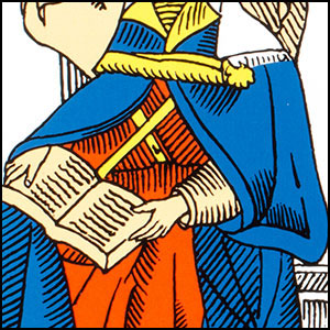 Deuxième arcane majeure - La Papesse - Tarot