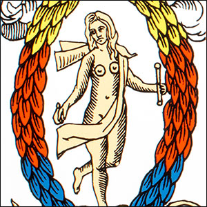 Vingt-et-unième arcane majeure - Le Monde - Tarot