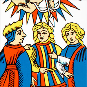 Sixième arcane majeure - L'Amoureux - Tarot