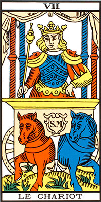 Septième arcane majeure - Le Chariot - Tarot