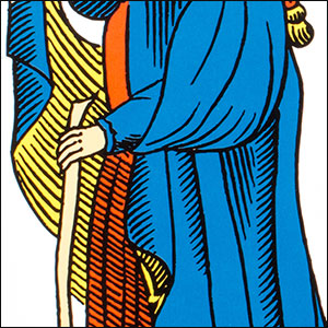 Neuvième arcane majeure - L'Hermite - Tarot